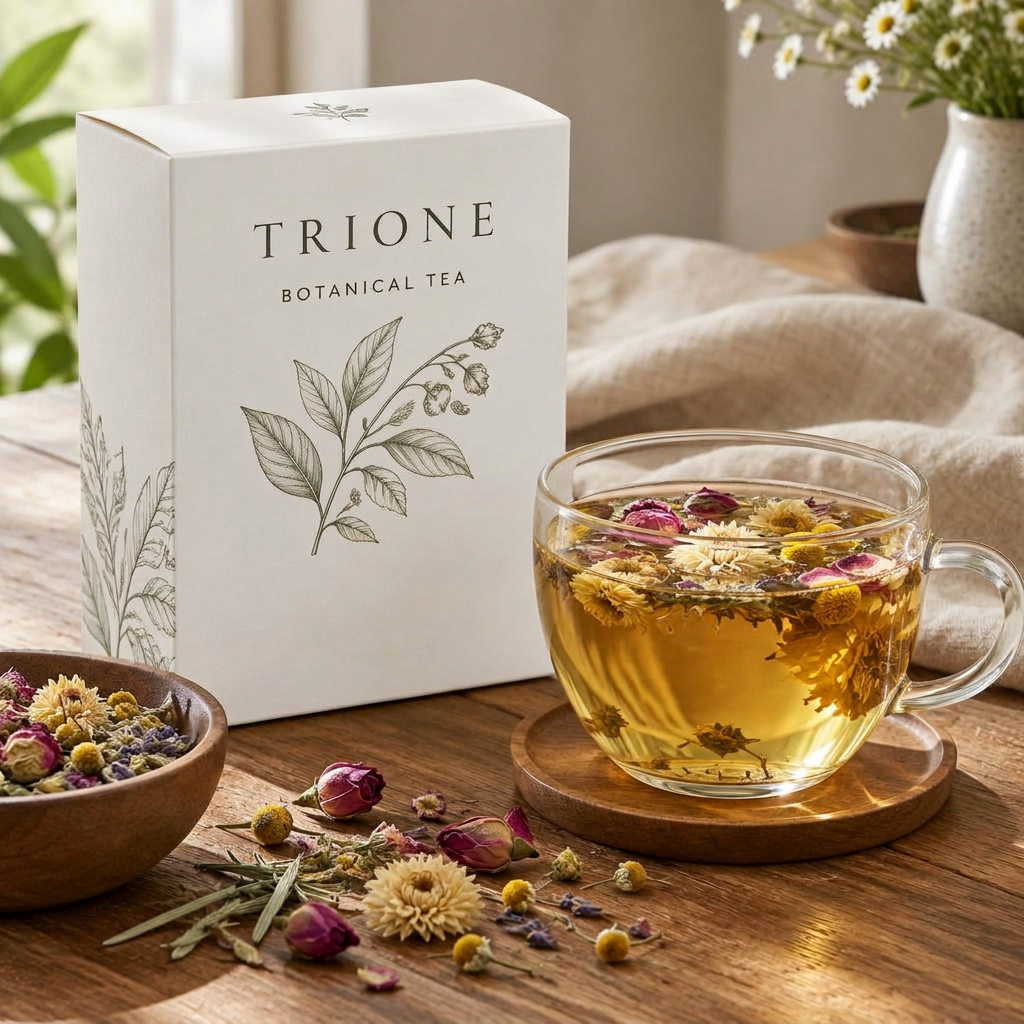 Botanical Tea Ritual concept